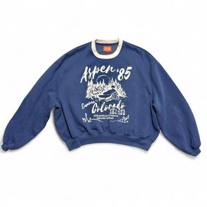 Social Scene | Aspen ’85 Ski Club Graphic Sweatshirt Slate Small